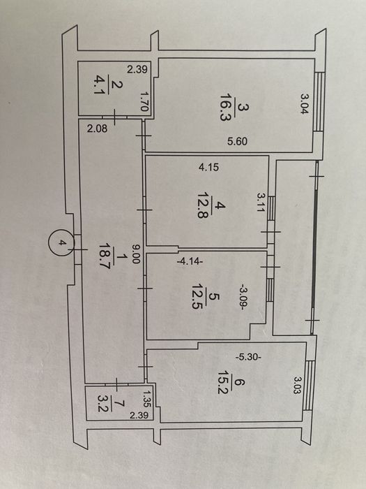 Продам терміново  3 кімнатну квартиру в Обухові, Обухівський ключ