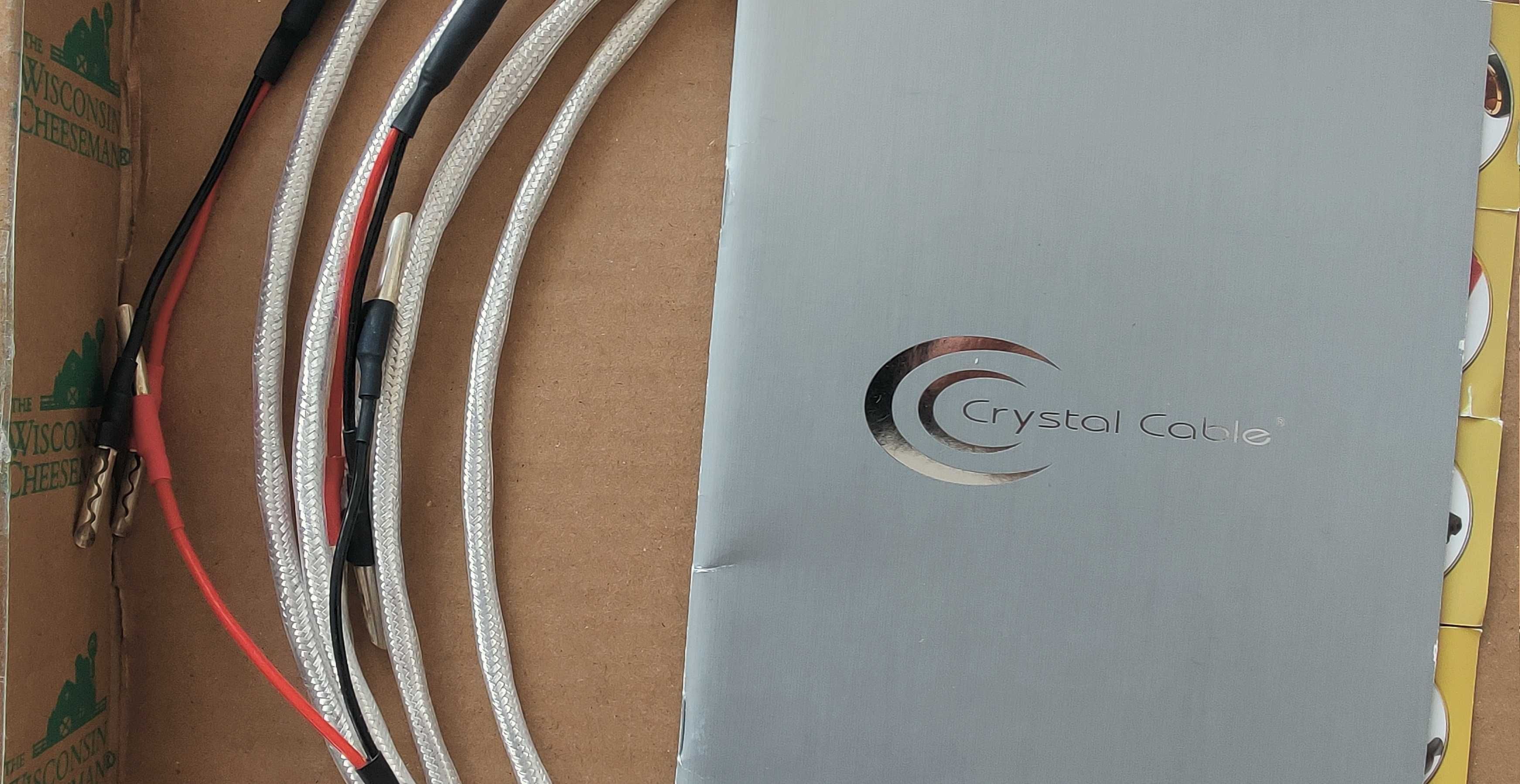 Crystal Cable (Siltech,)kable głośnikowe 3 m