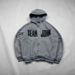 Sean John y2k baggy bluza rozpinana z kapturem L