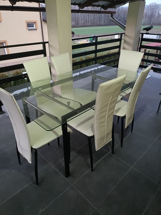 Stół z krzesłami 6 szt