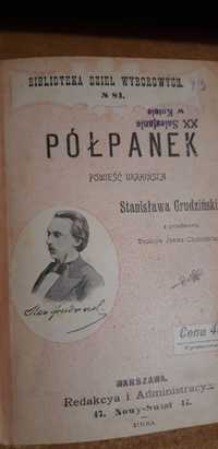 Półpanek. Powieść ukraińska -S.Grudziński- BDW1899,opr.