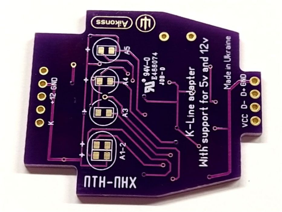 Качественный USB K-Line адаптер FT232BL & SI9243A с подтяжкой 5в и 12в