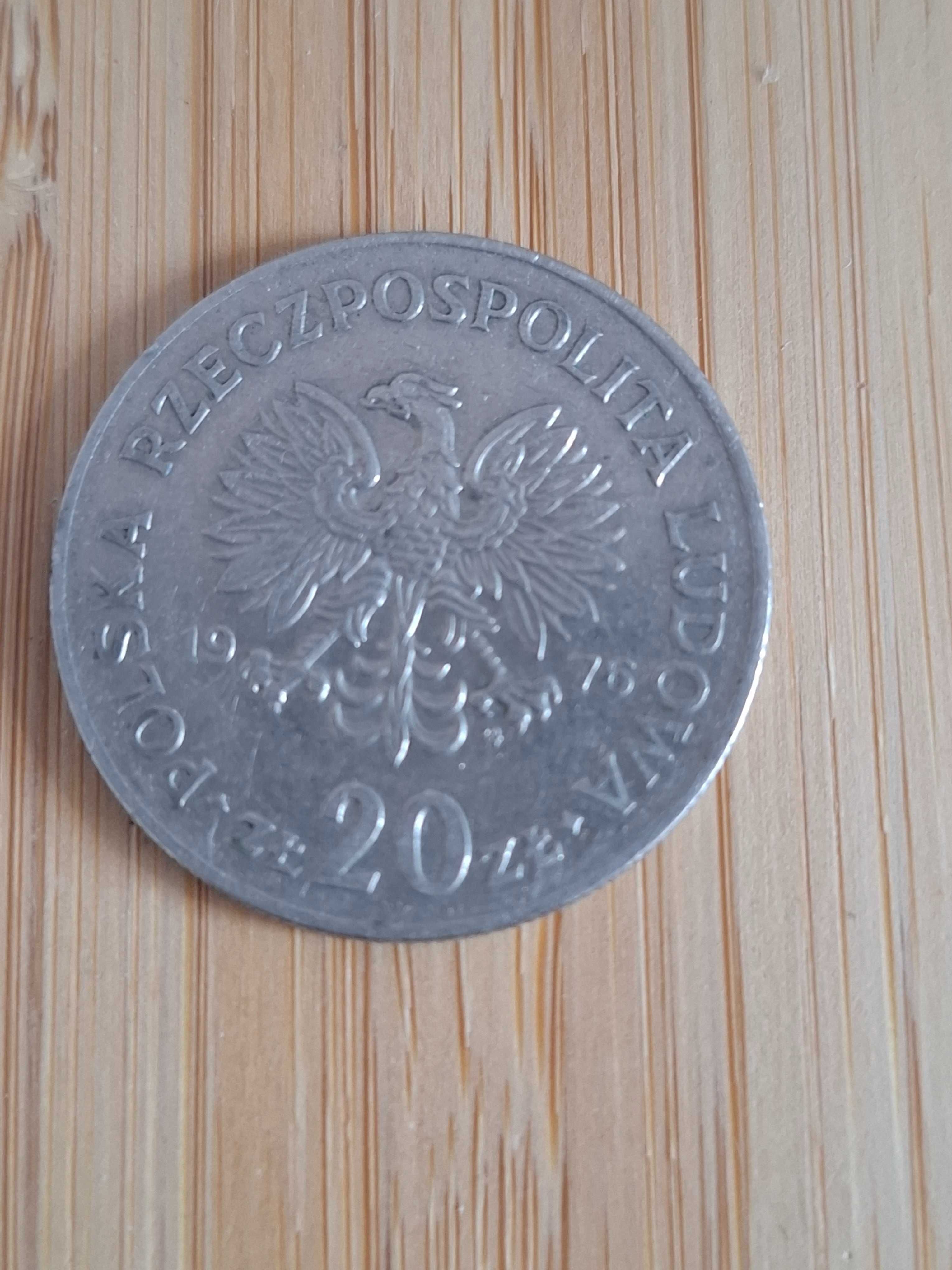 Moneta Marceli Nowotko 20zł 1976