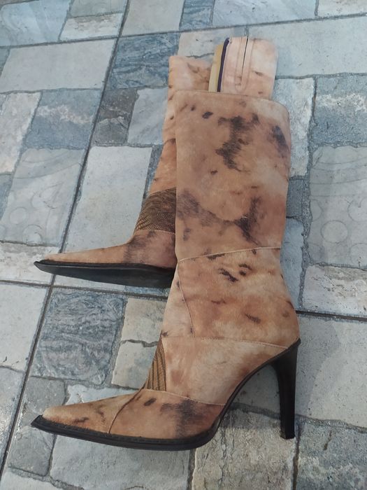 Чоботи козаки,ковбойки (шкіра),чулки,