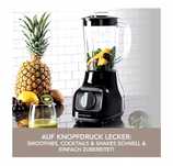 Blender kielichowy Gourmetmaxx 350 W czarny
