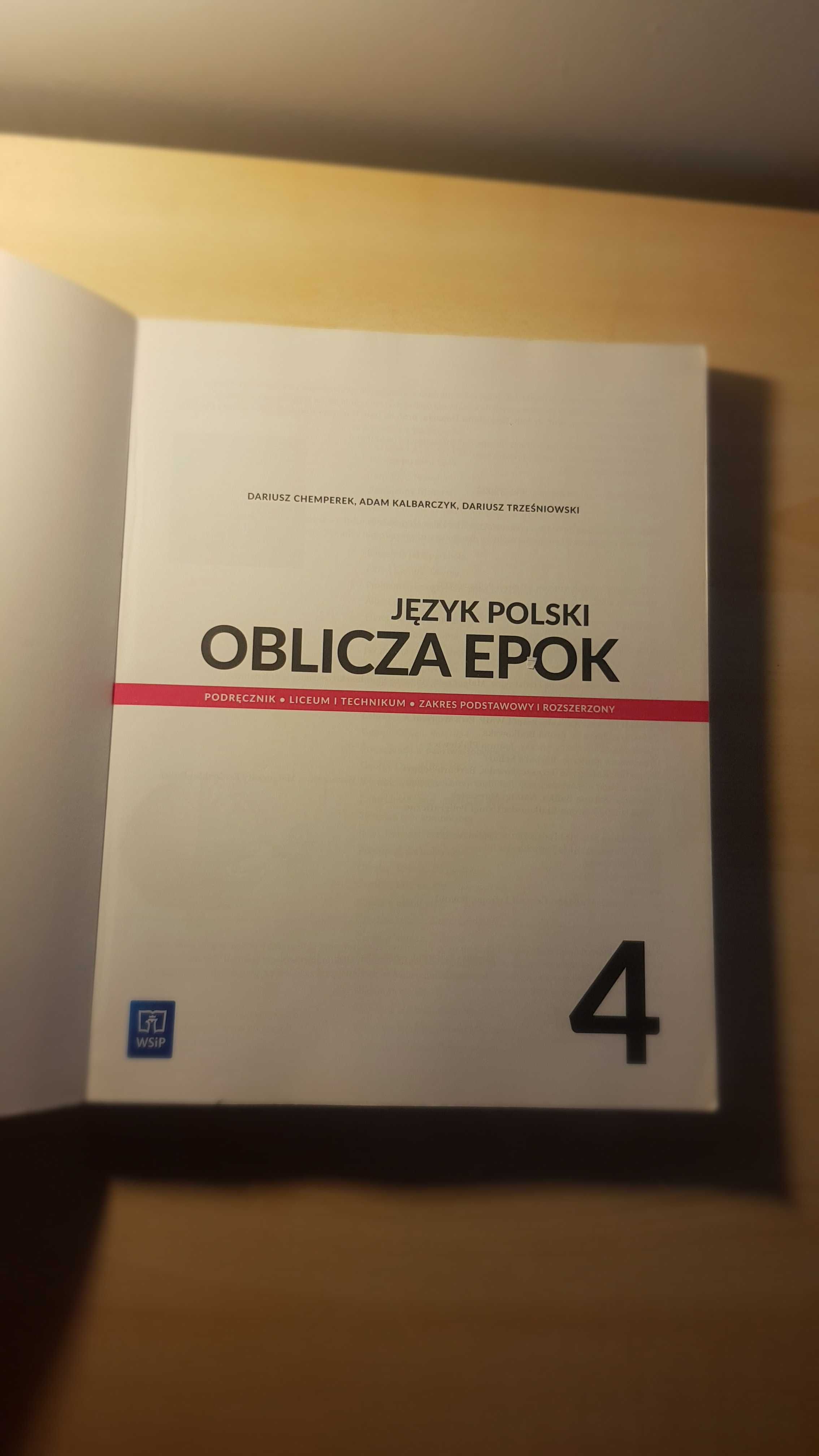 Podręcznik do jęz. Polskiego "Oblicza Epok 4"