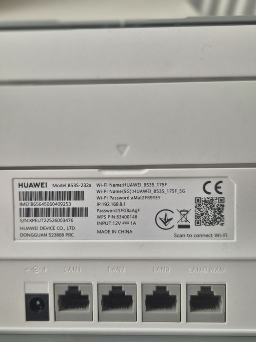 Router Huawei B535-232a LTE Cat.7 WiFi AC, 4x Gigabit LAN – dobry stan