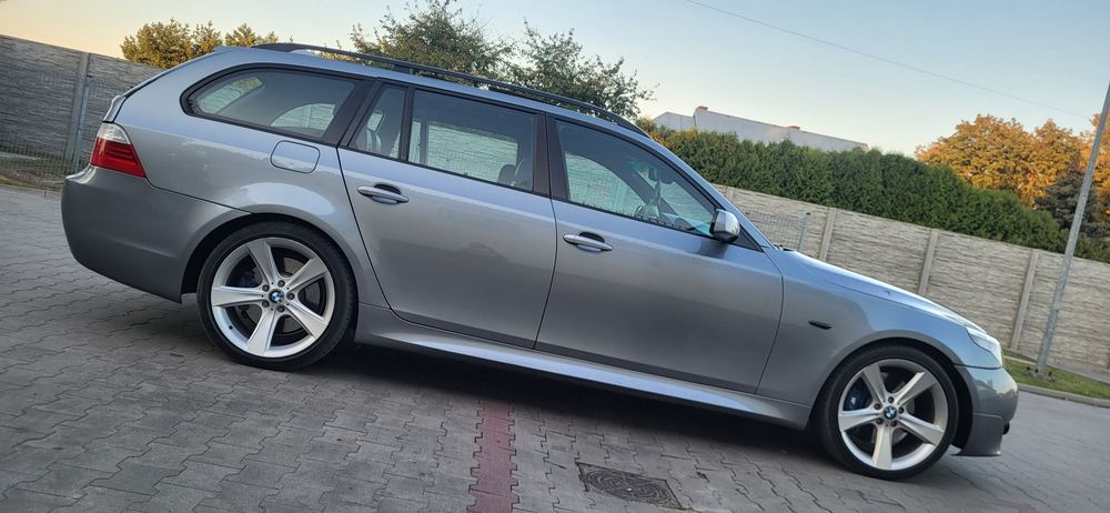 BMW E61 M-PAKIET, Head UP, Keyless Go, El. Klapa
