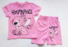 Stitch nowy komplet bawełniany dziecięcy 104 cm