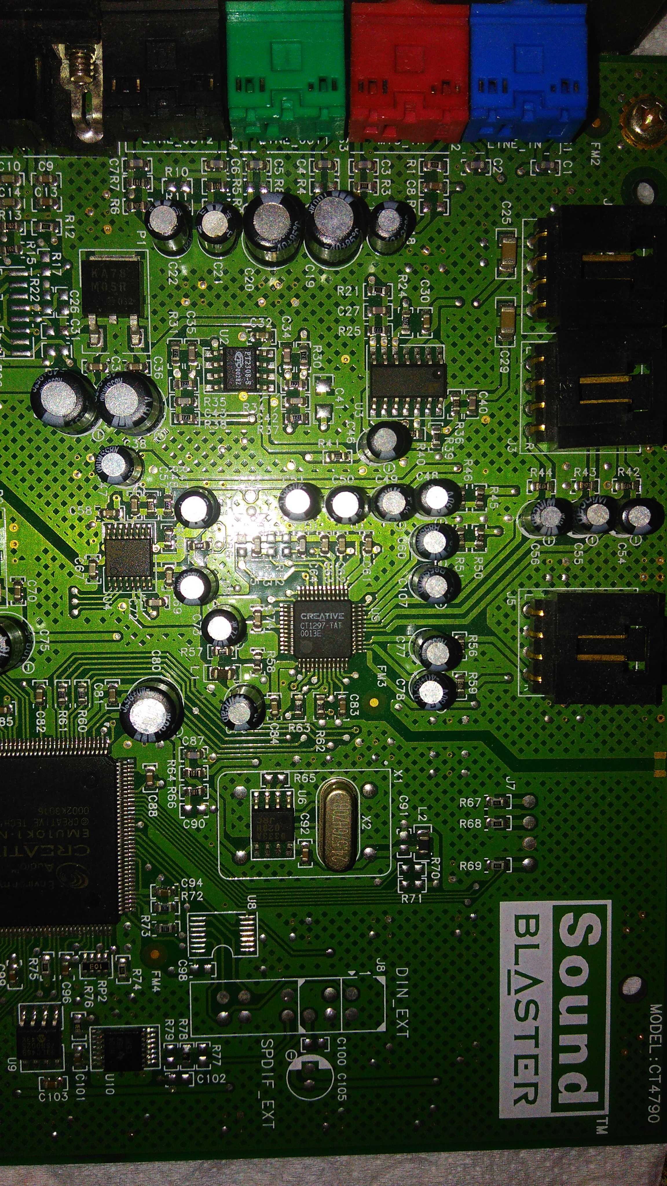 Karta muzyczna Sound Blaster CT4790, PCI retro komputer