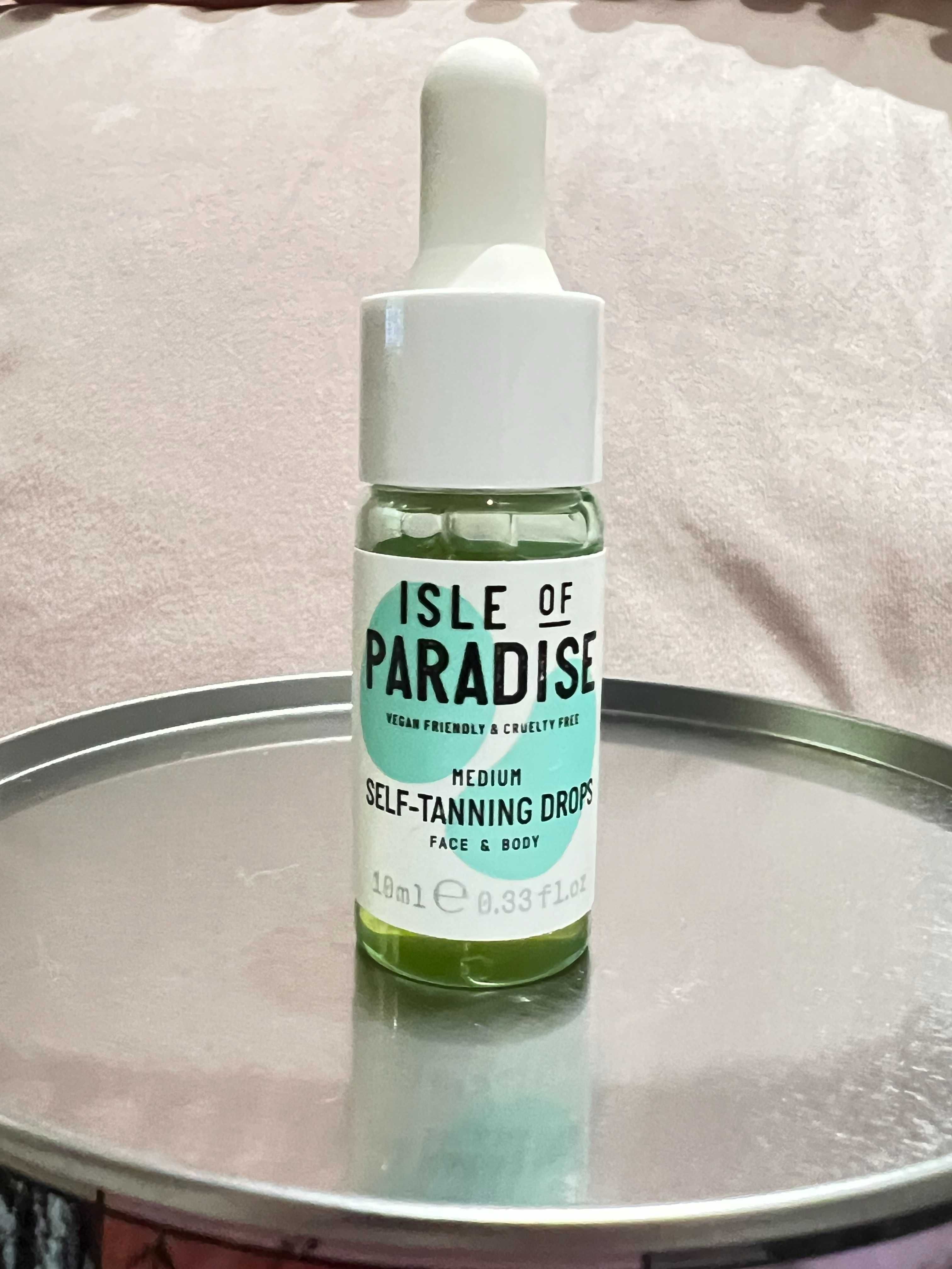 ISLE OF PARADISE Samoopalacze w kroplach Medium twarz i ciało 18ml new