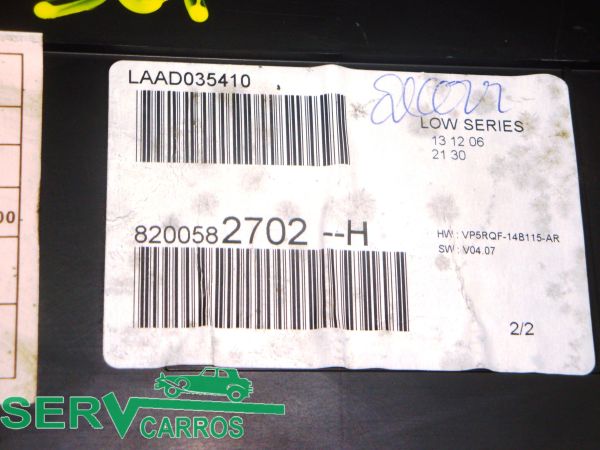 Quadrante / painel de instrumentos RENAULT Clio III (BR0/1, CR0/1)