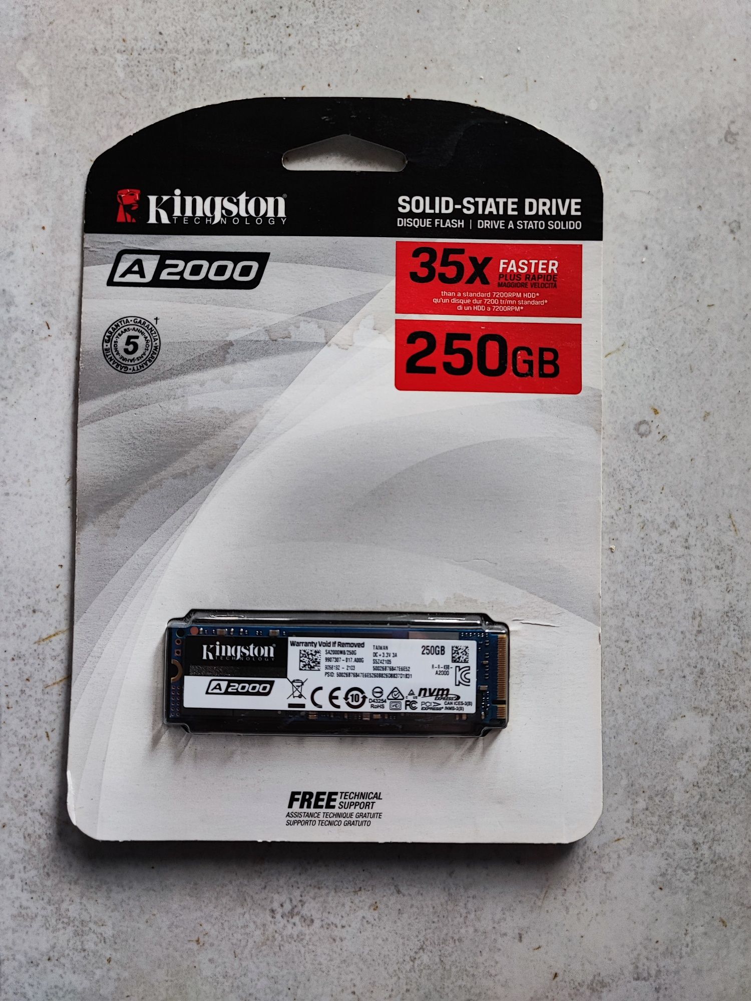 Dysk SSD Kingston 250GB