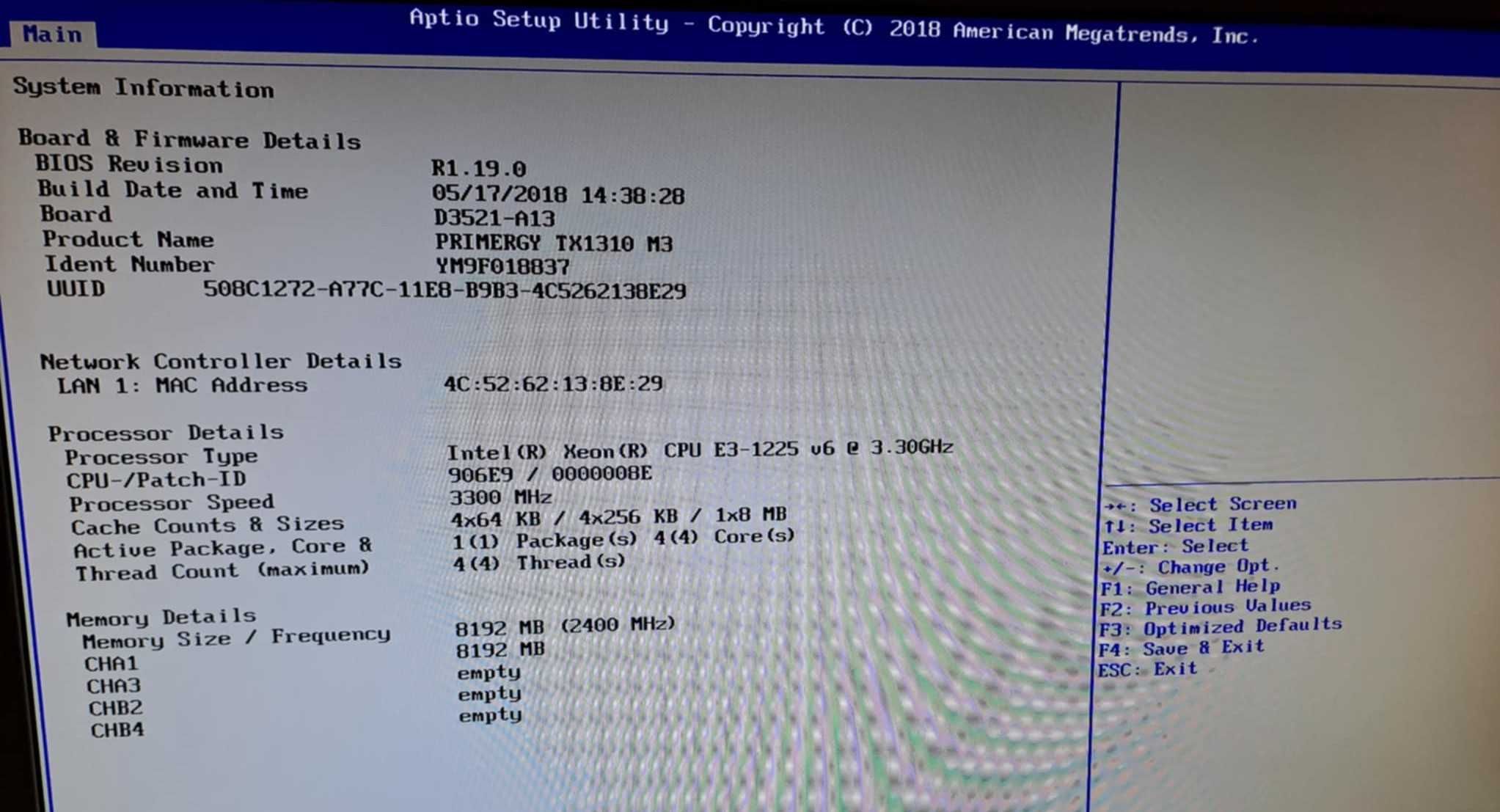 Serwer Fujitsu Primergy TX1310 M3 - BEZ DYSKÓW