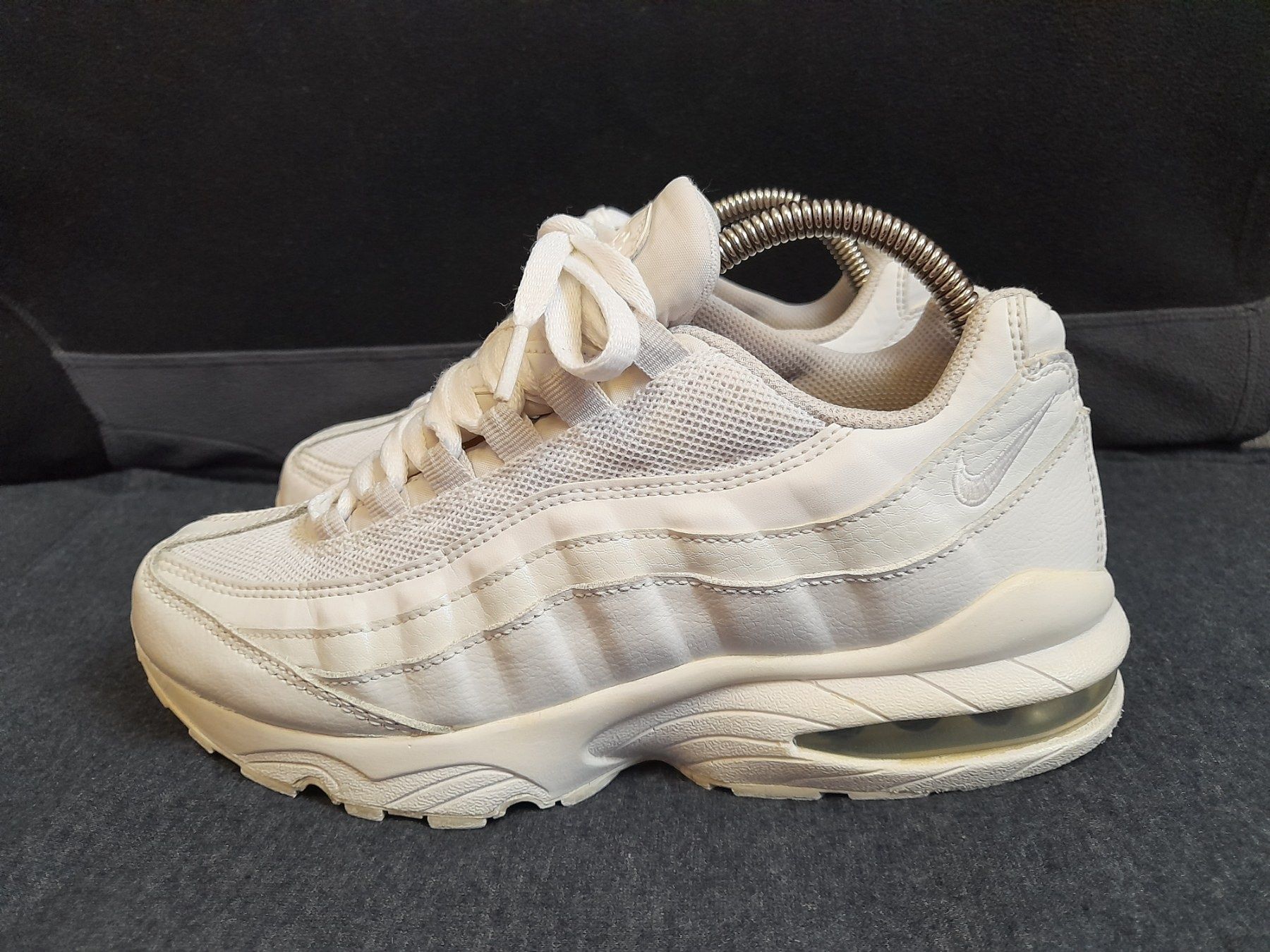 Оригинал Nike Air Max 95 женские белые кроссовки 38,5/ 24 см