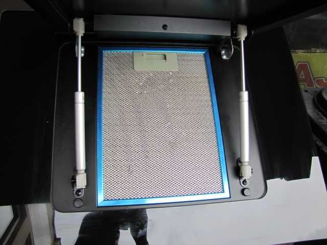 Okap kuchenny wyciąg 60 cm czarne szkło filtr węglowy Klarstein