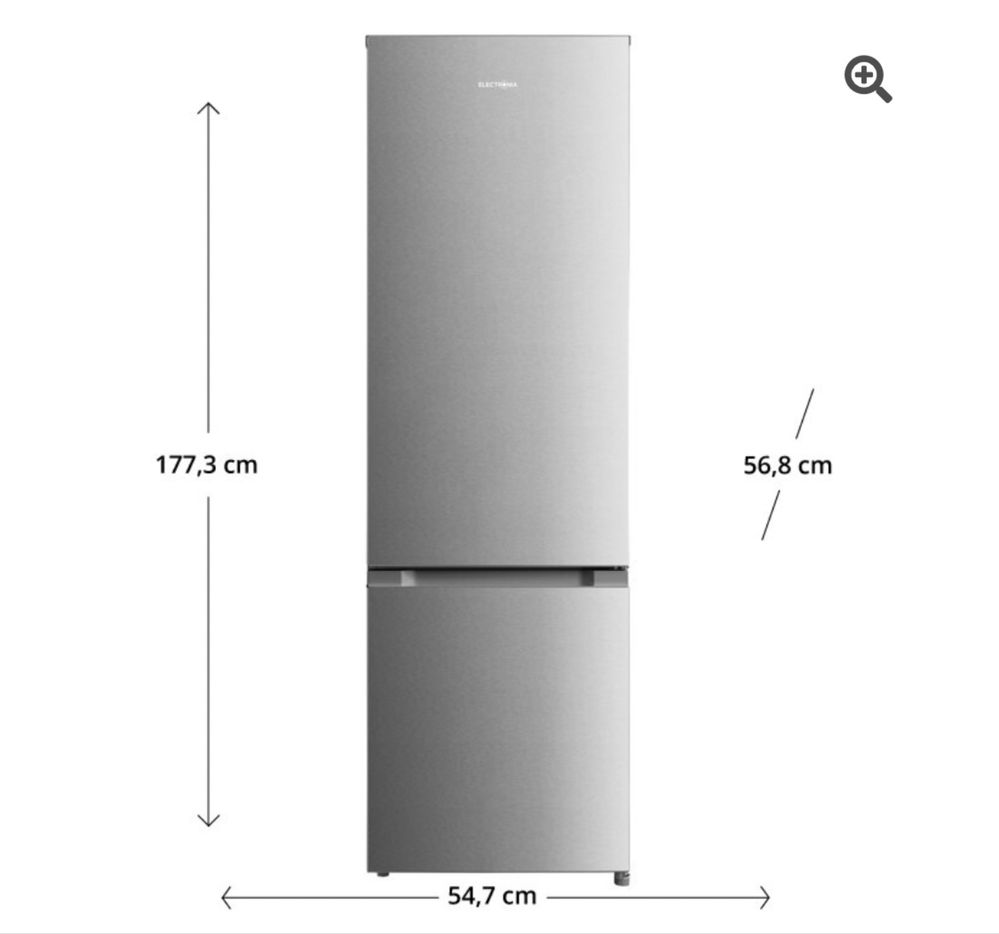 OPORTUNIDADE FRIGORIFICO CINZENTO MATTE