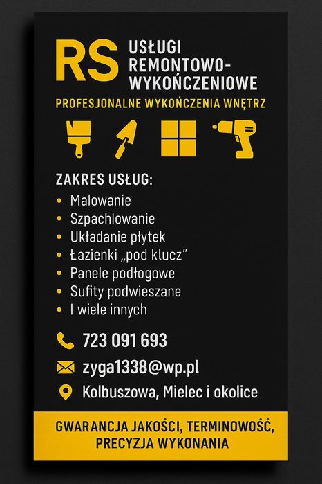 Remonty , wykończenia wnętrz