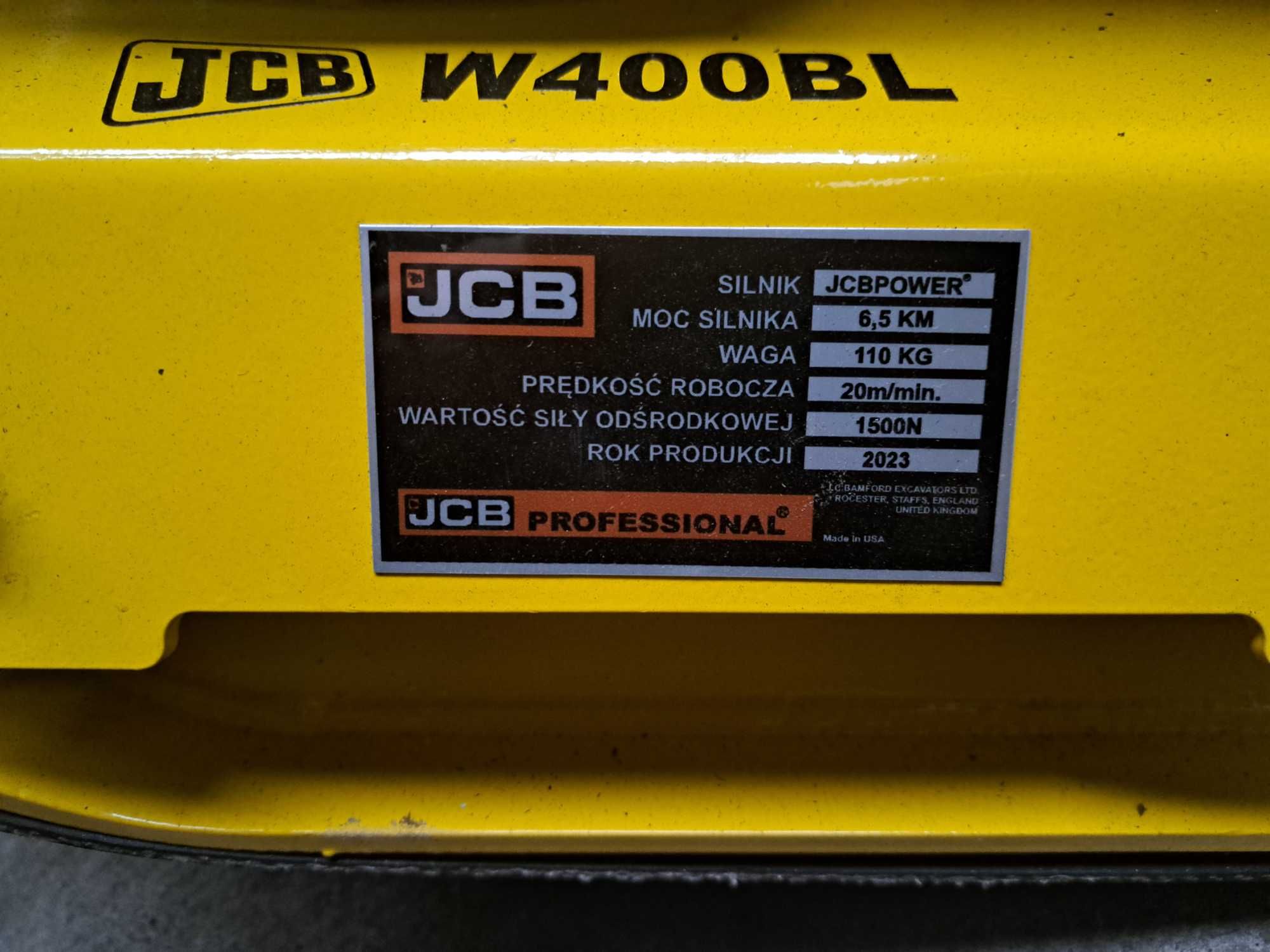 Zagęszczarka gruntu JCB W400BL 2999złzł