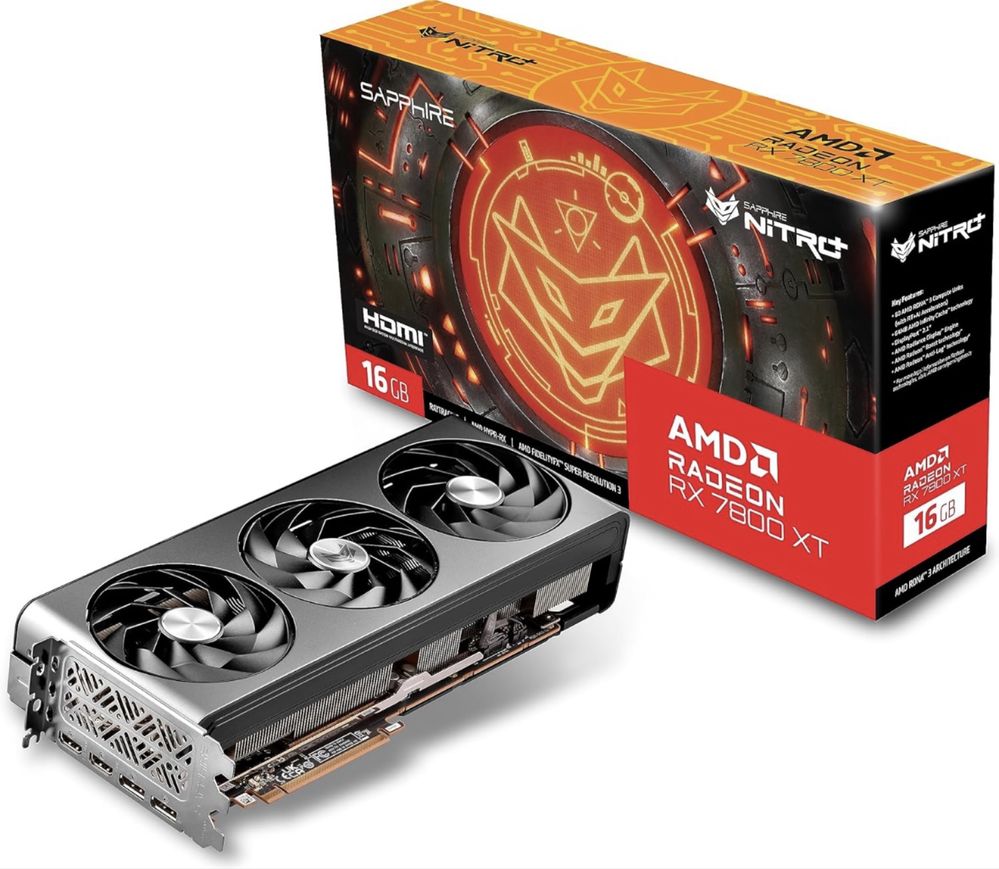 Rx 7800 xt sapphire nitro+     16Gb