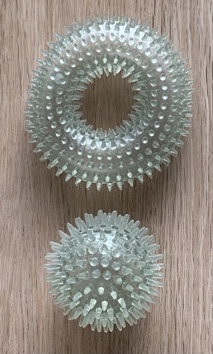 Nowy Zestaw Zabawek Gryzaków piłka kółko dla psa szczeniak