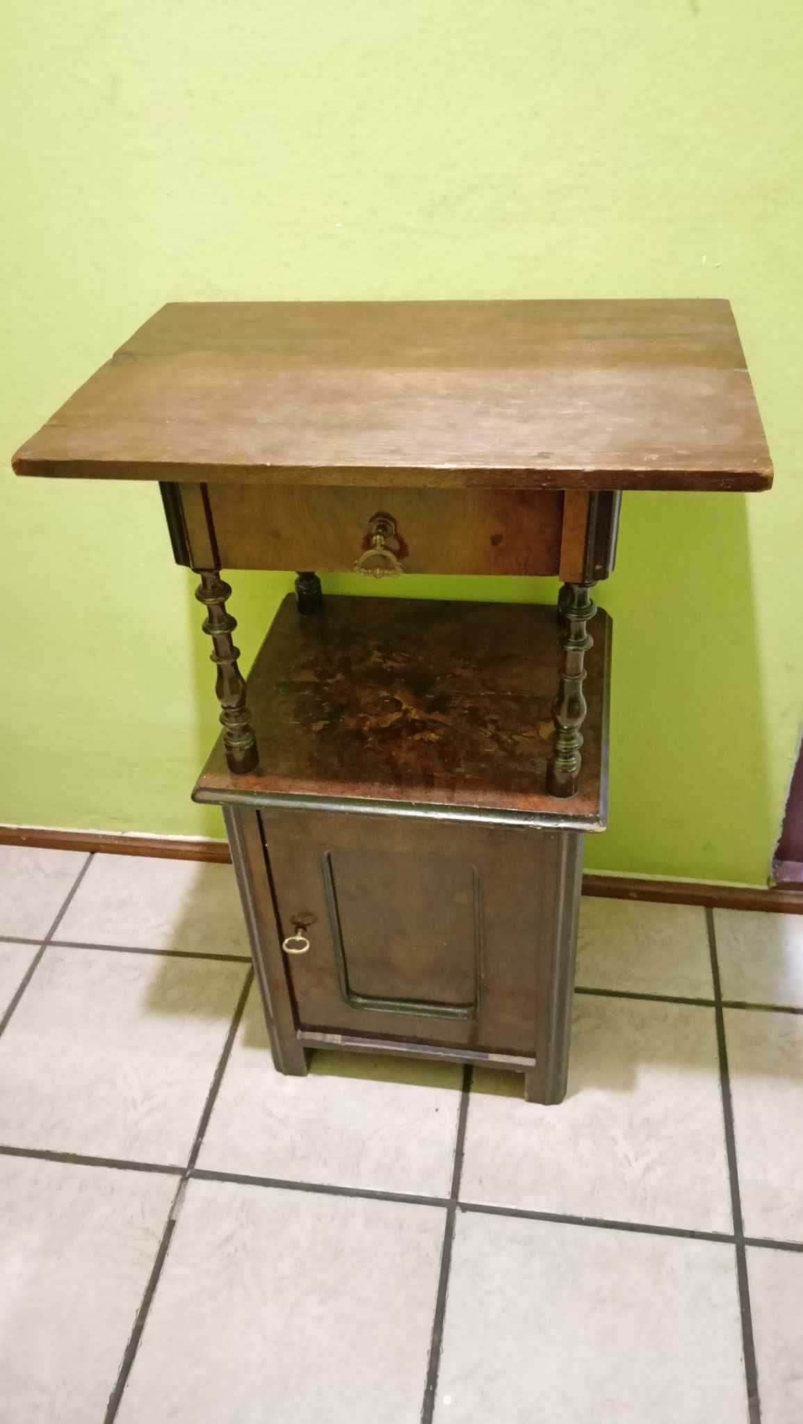 Meble, rok około 1949, Bieliźniarka oraz szafka, Cena do negocjacji!