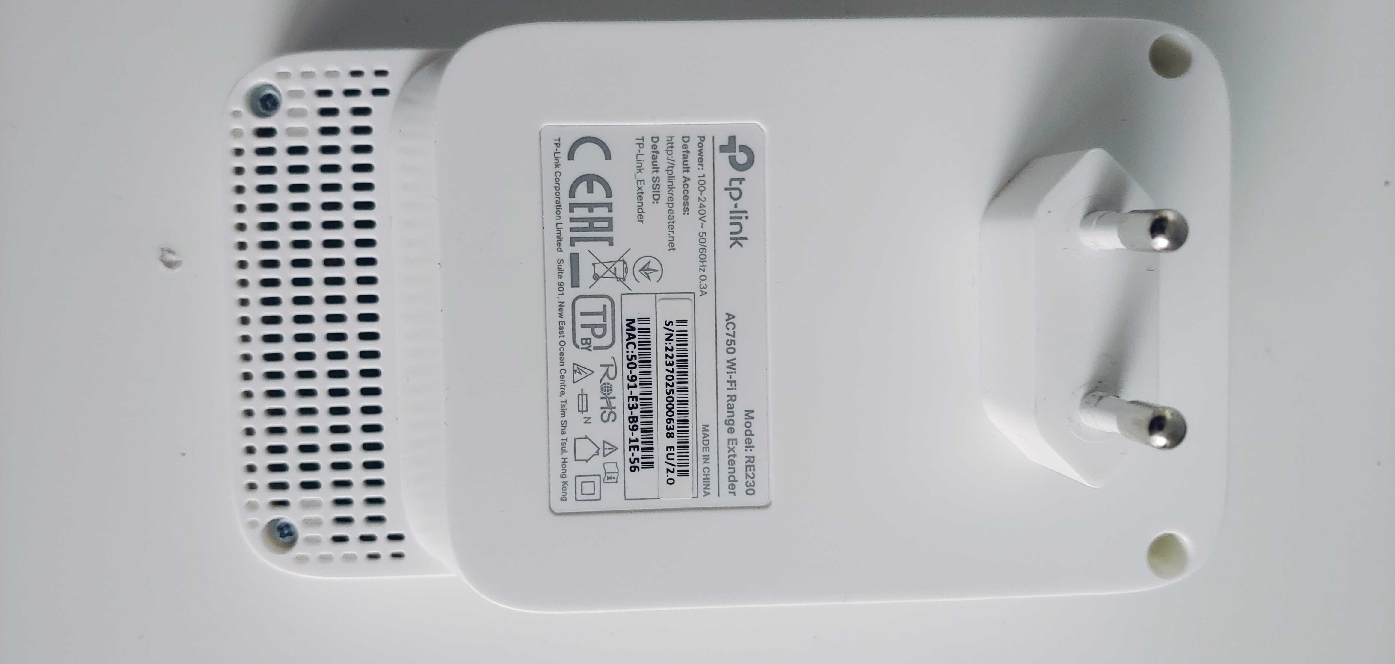 TP-Link wzmacniacz sygnału Access Point RE230 AC750 stan bdb