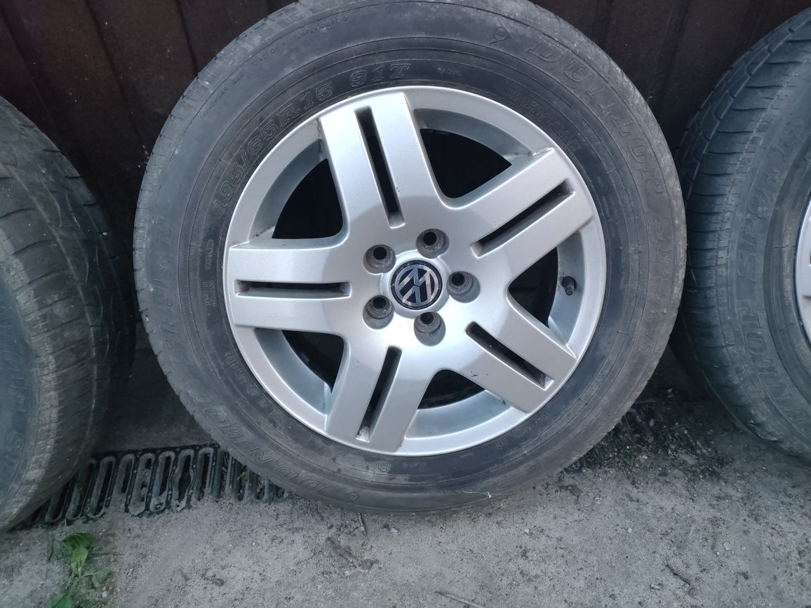 Koła alu 15stki 5x100 golf VW skoda seat audi a3 Leon Toledo itp