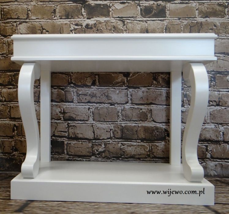 KONSOLA DREWNIANA STOLIK SALON stylowa producent na wymiar