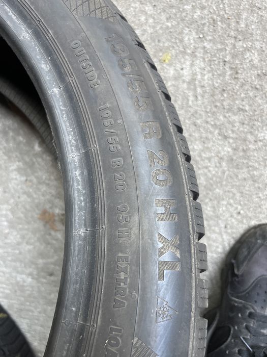 195/55/20 Continental WinterContact TS850P idealny stan 7,2mm 1szt