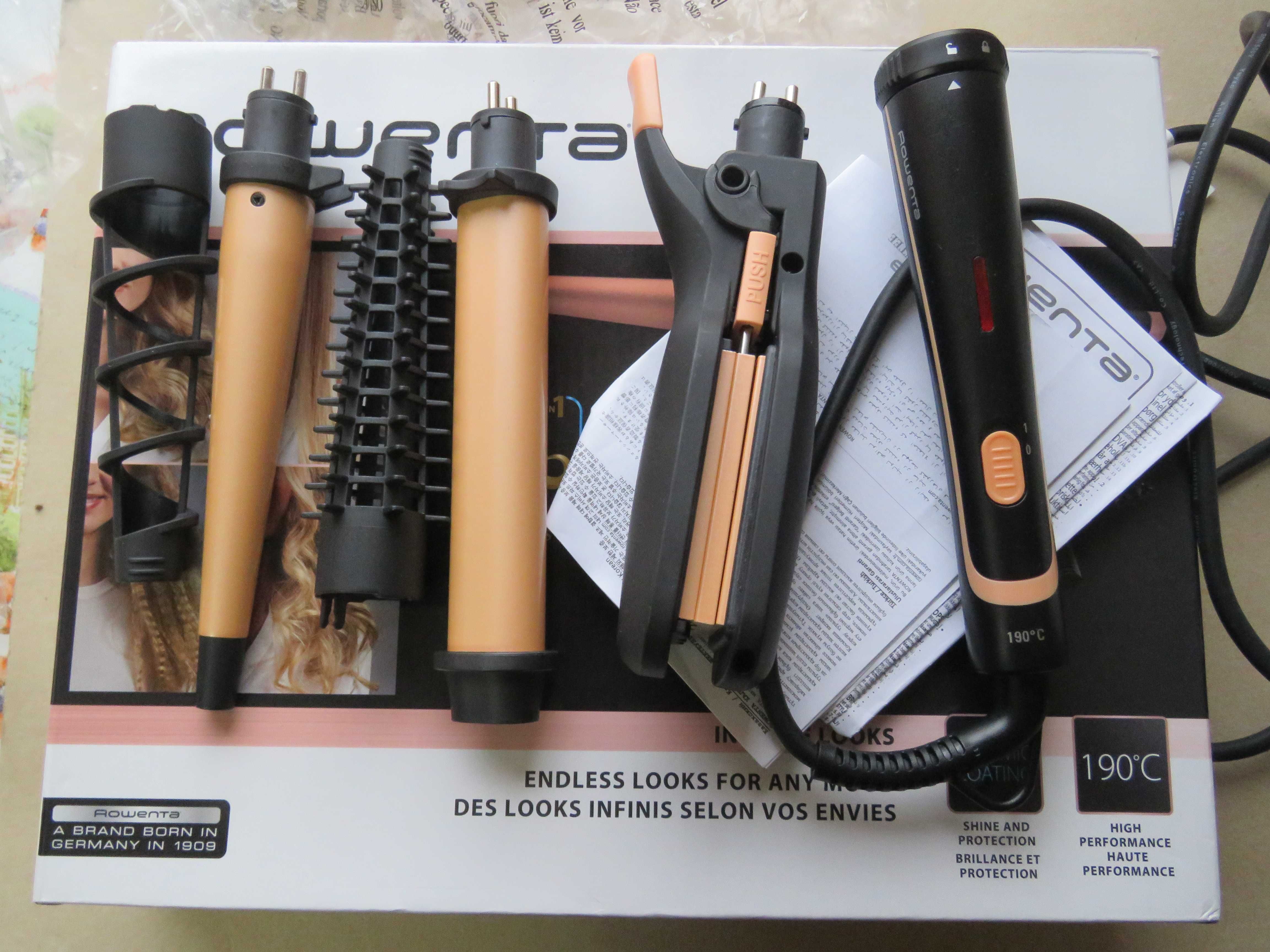 Rowenta Multistyler Infinite Looks;Revestimento ceramico;190ºC; USADO