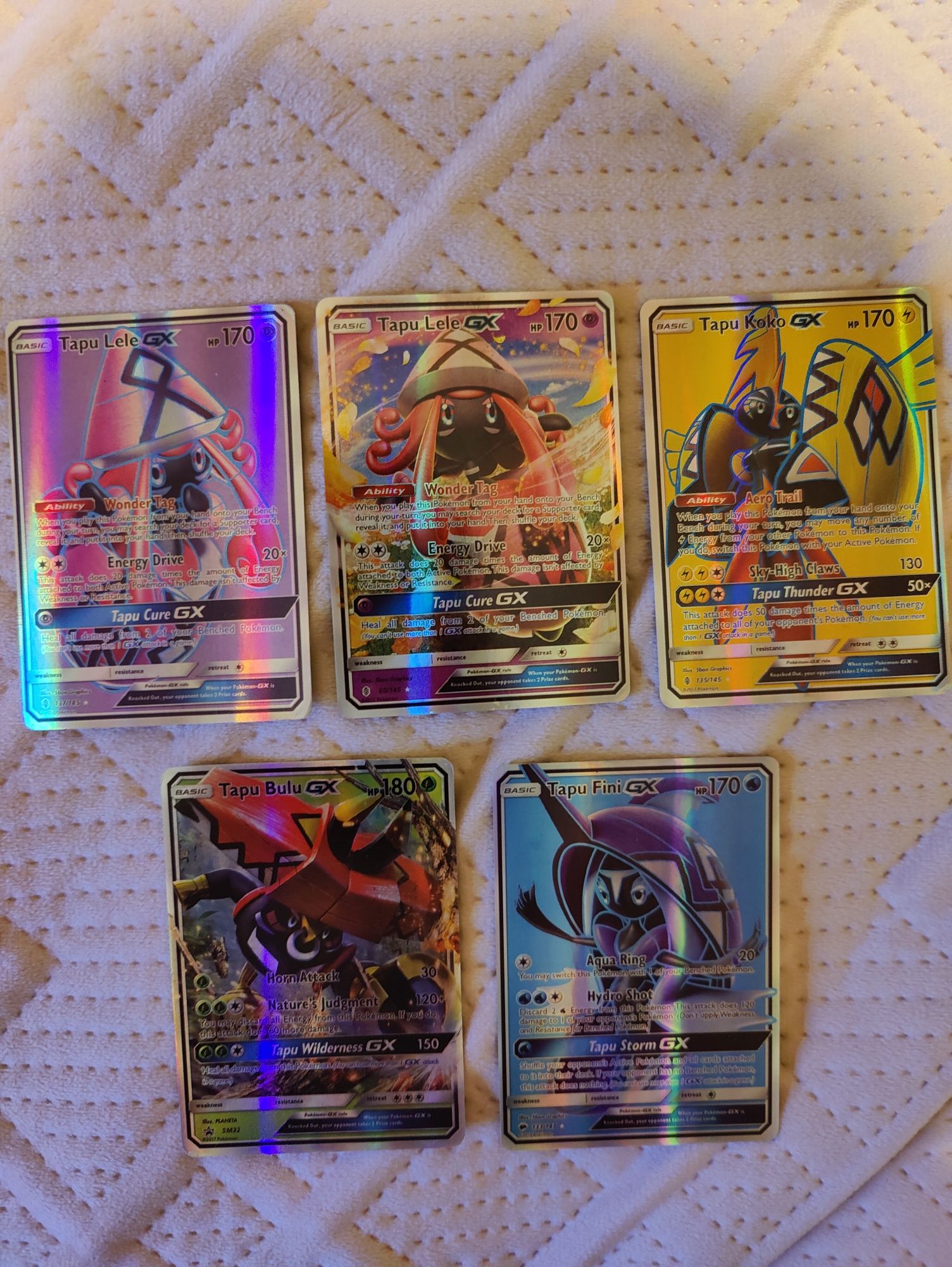 5 Cartas Pokémon