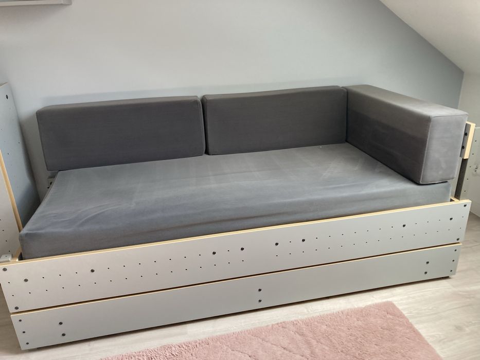 Łóżko-tapczan plus materac i poduchy VOX Smart