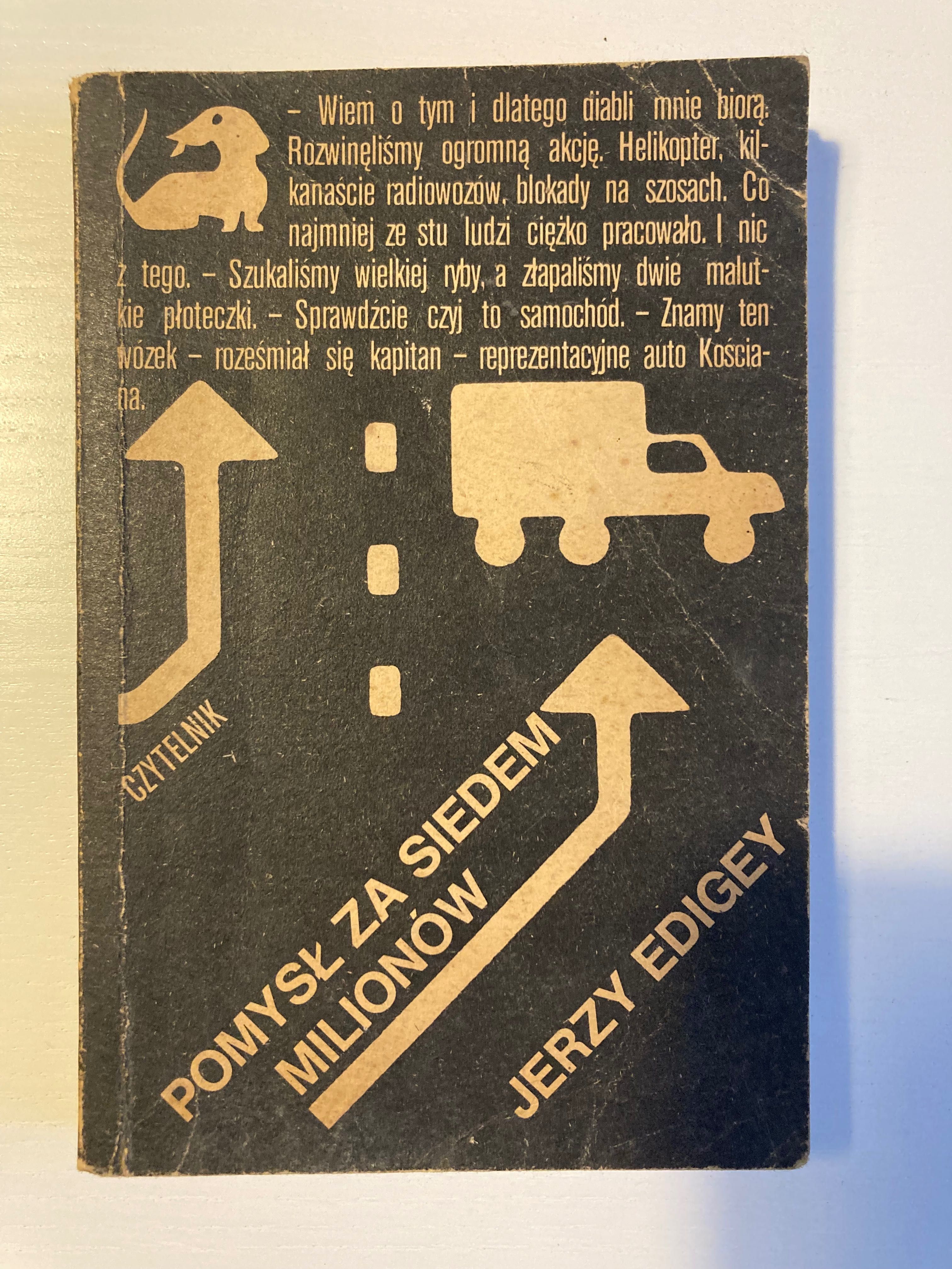 seria z jamnikiem, "pomysł za siedem milionów" Jerzy Edigey