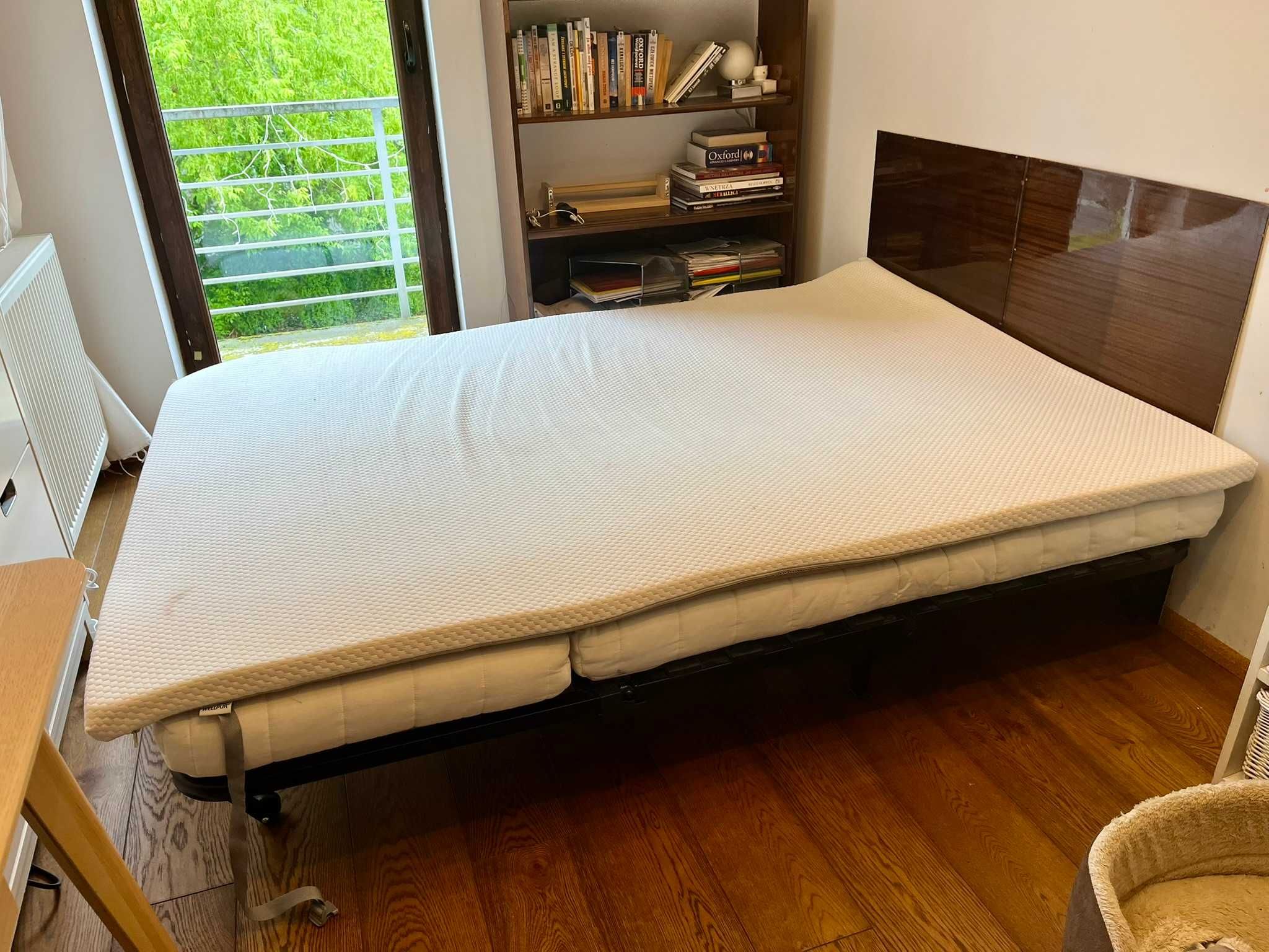 Sofa IKEA LYCKSELE  900.326.81 + top materac, przygotowana do spania
