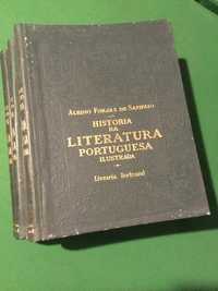 Livro de Literatura Portuguesa 3 volumes 1929