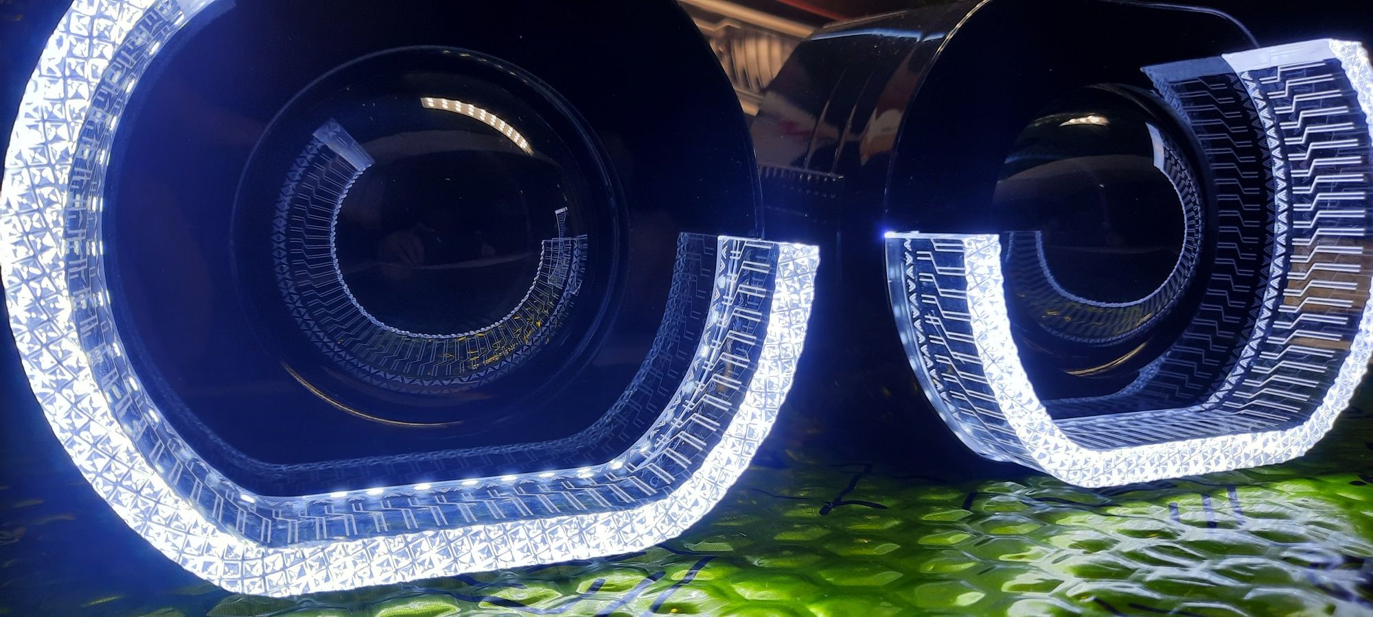 LED лінзи AMS ORIGINAL A3 MAX 3.0 F/R 5000к/5500к. Встановлення!