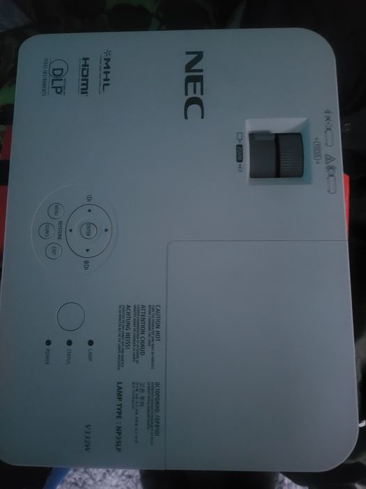 Projektor NEC rzutnik V332W 300 cali Tv FHD Avers ekran kabel com