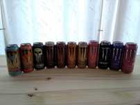 Lote 11 Latas MONSTER: 7 dos EUA e 4 da UE - Todas por 10 Euros