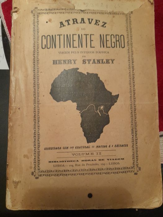 Através do continente negro de henry stanley.3 livros