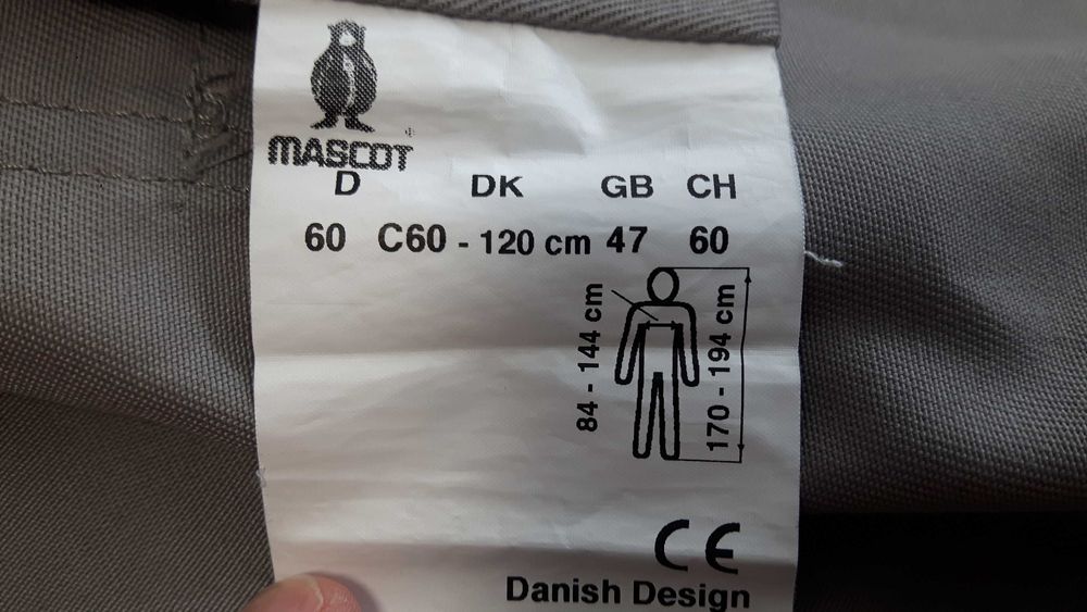 MASCOT WORKWEAR kurtka bluza robocza jak NOWA szaro niebieska rozm.60