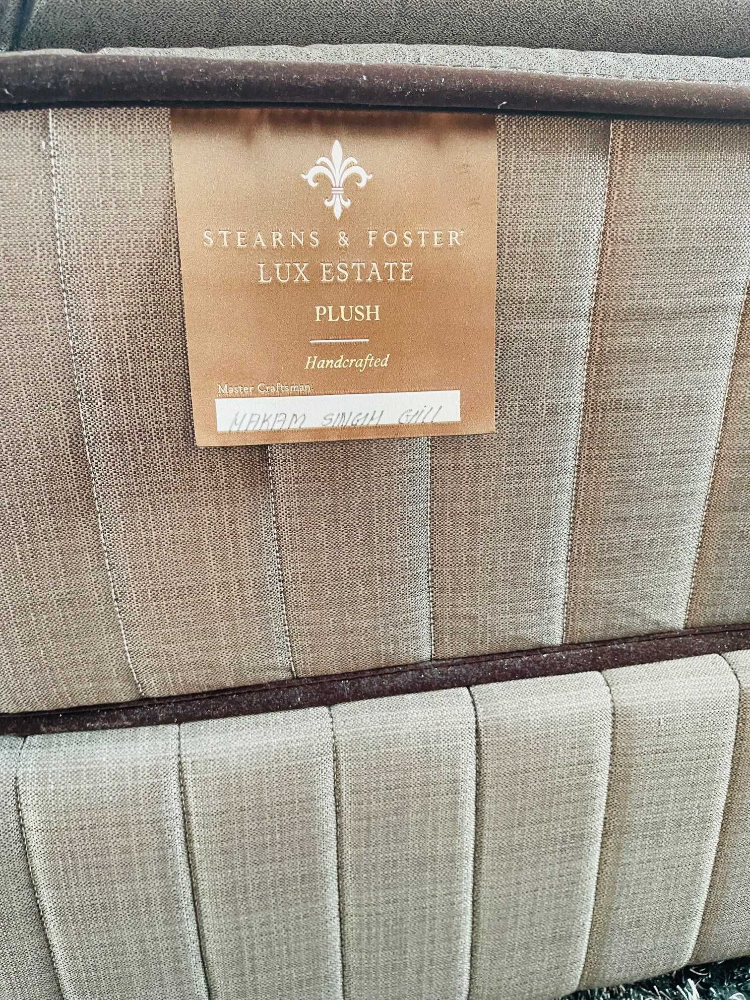 Luksusowy Materac Sprężynowy Stearns&Foster Estate Plush 180x200 Brąz