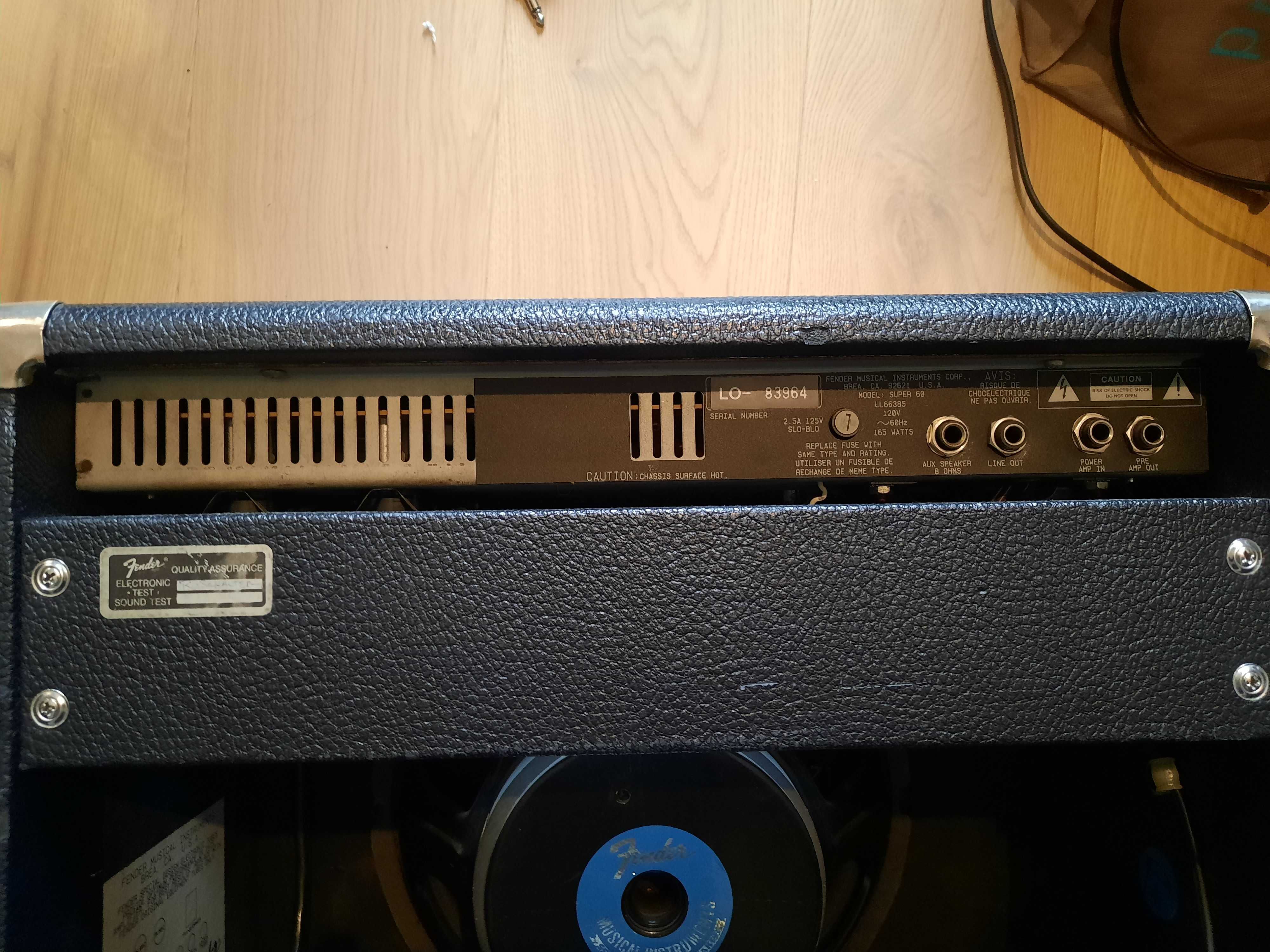 Wzmacniacz Fender Super 60 Lampa, combo
