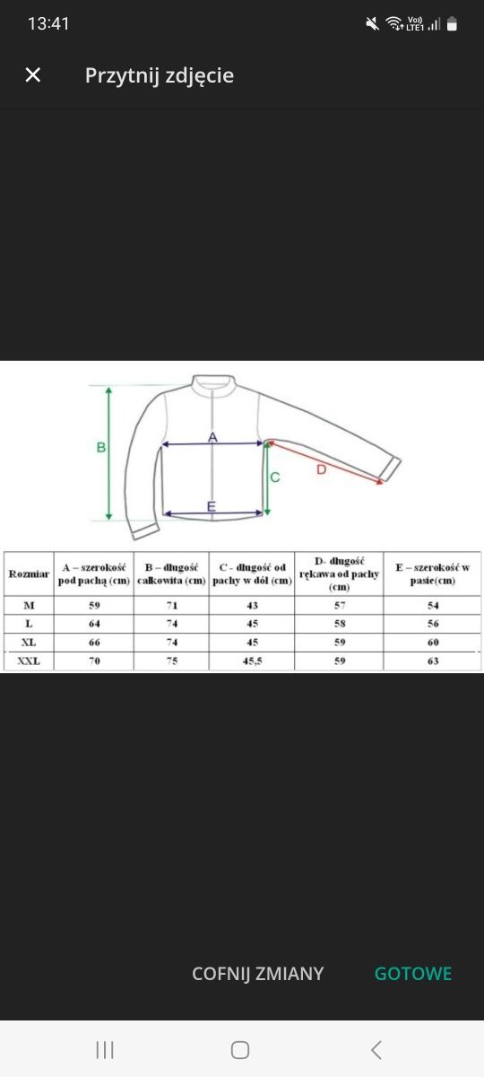 Dres męski XL Super jakośc