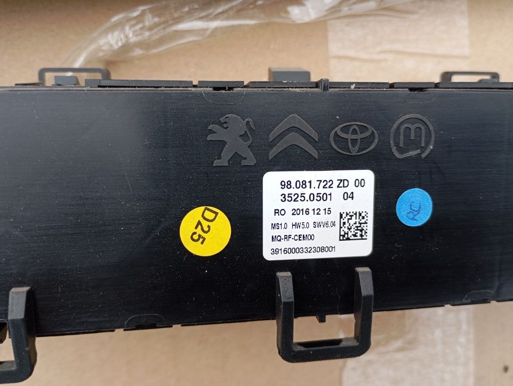 Panel nawiewu klimatyzacji Jumpy Expert Vivaro Proace