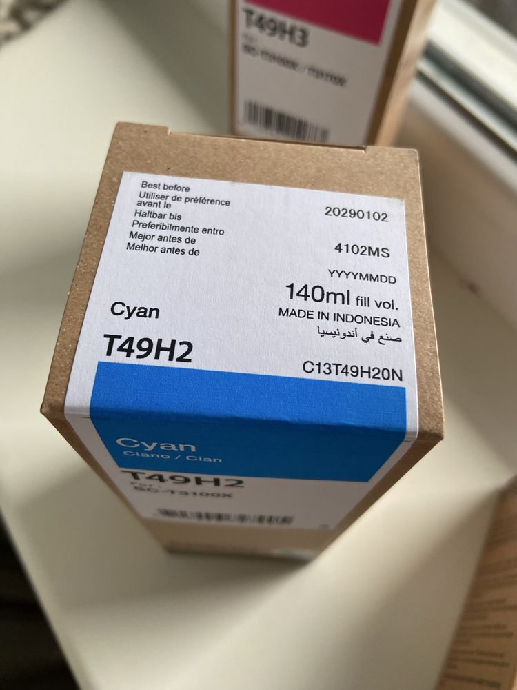 Фарба для принтера Epson 140мл, оригінальна