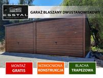 Garaż Blaszany ORZECH  |Blaszak Jednospadowy|Garaże Blaszane - ESSTAL*