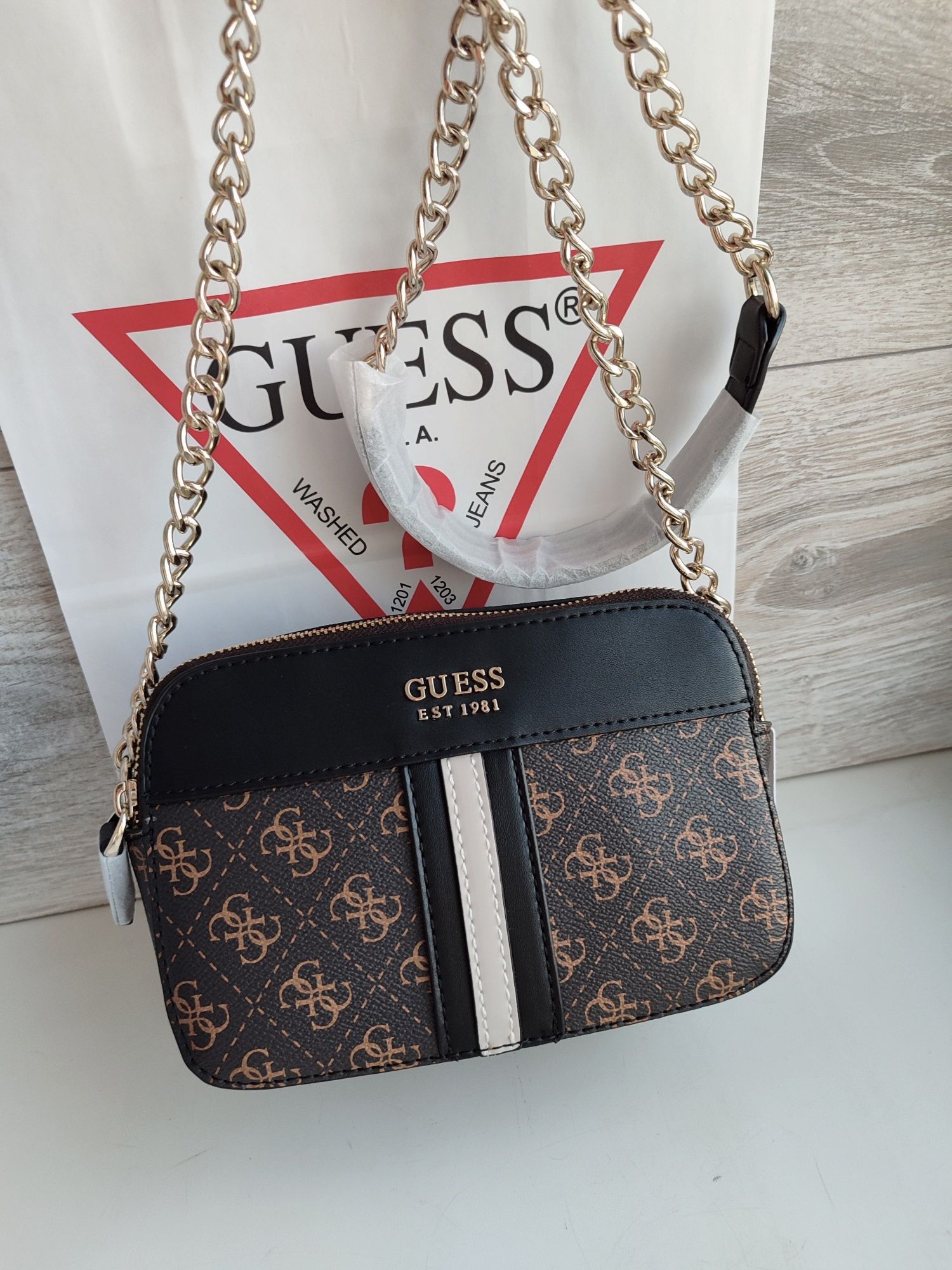 Сумка Guess З НЬЮАНСОМ кросбоді оригінал