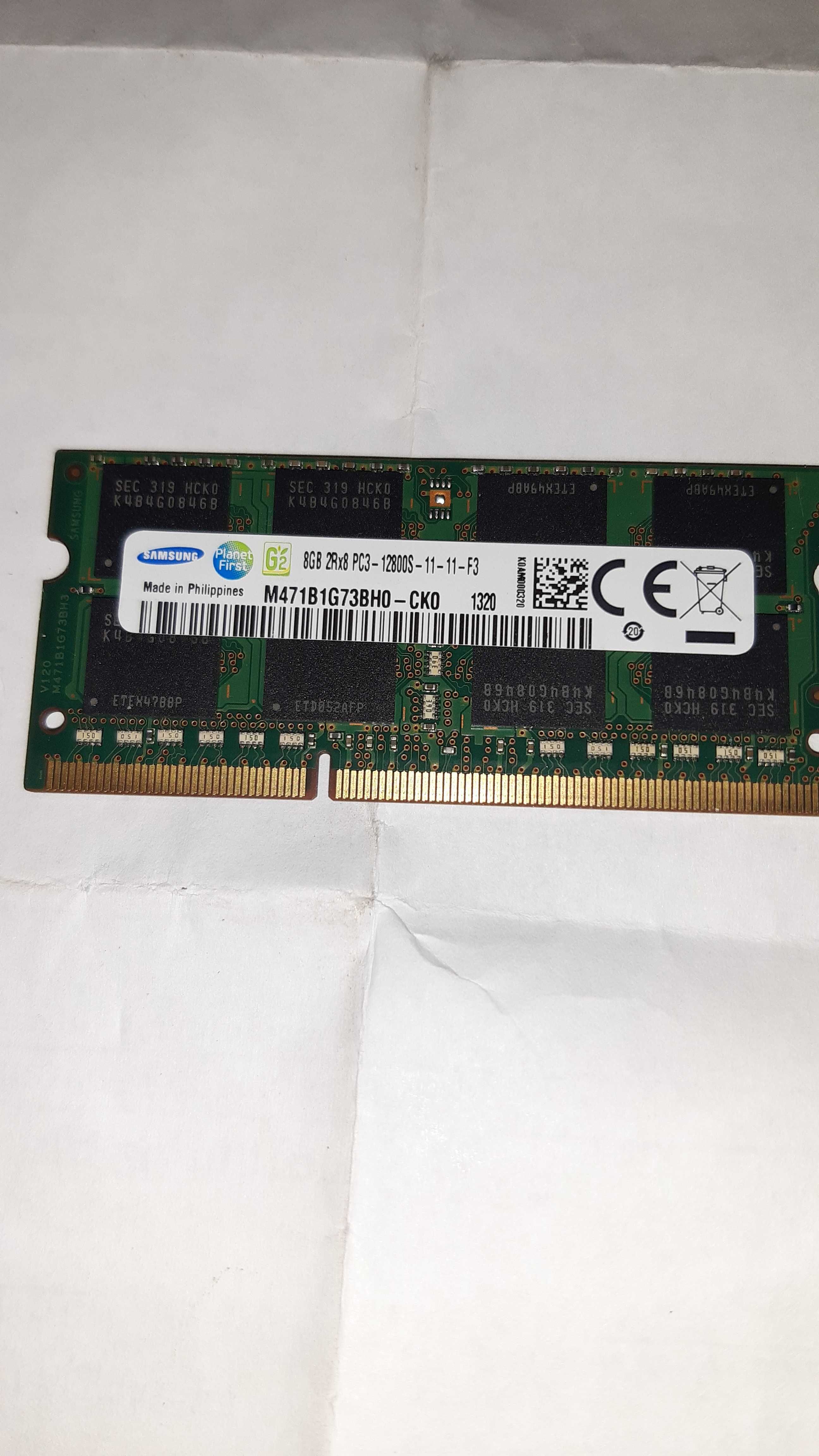 Модуль пам'яті samsung so-dimm ddr3 1600mgz 8gb.