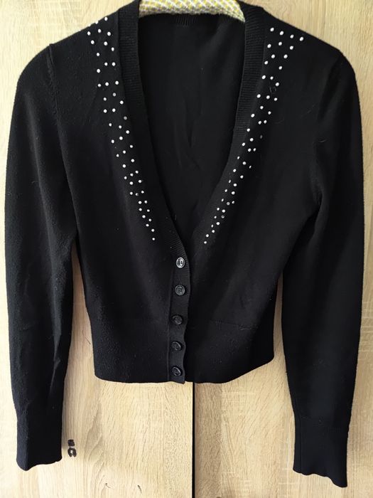 Kardigan rozpinany w stylu retro Vintage rozmiar 36